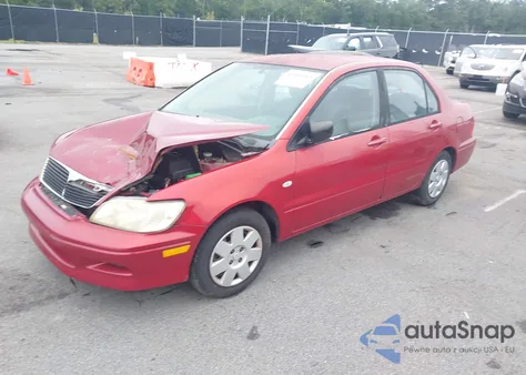 2002 Mitsubishi Lancer Es z USA, uszkodzony, nr VIN JA3AJ26E22U074434